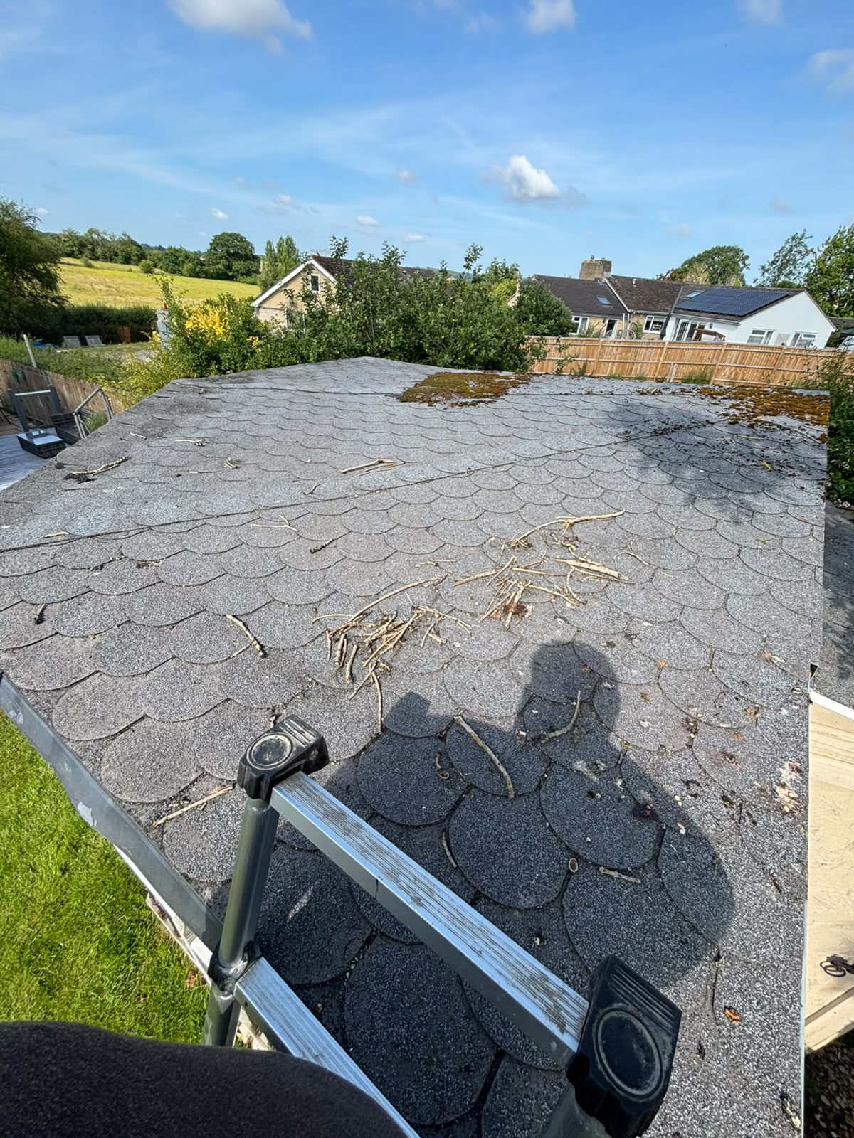 Flat roof — before photo 4 by White Horse Roofing Services, Oxfordshire